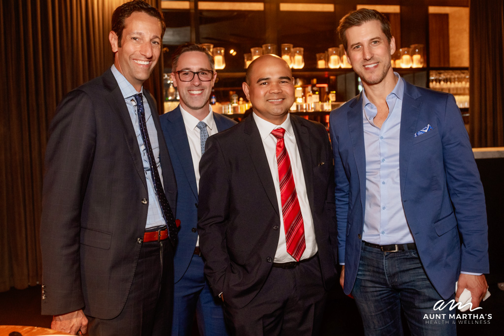 Guests posing together at Aunt Martha's 2024 Gala, The Dalcy, Chicago.