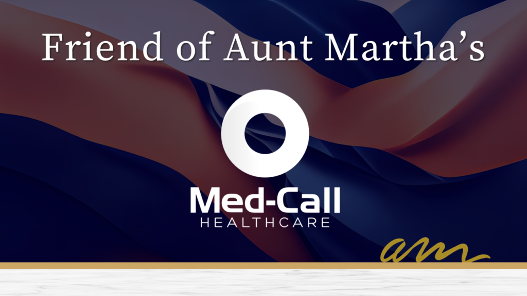 Med-Call Healthcare, Friend of Aunt Martha's, Aunt Martha's 2024 Gala.