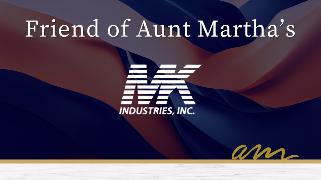 MK Industries, Friend of Aunt Martha's, Aunt Martha's 2024 Gala.