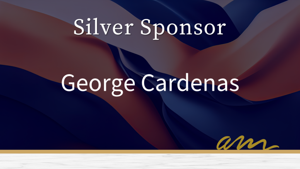 George Cardenas, Silver Sponsor, Aunt Martha's 2024 Gala.