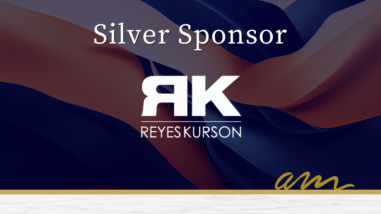 Reyes Kurson, Silver Sponsor, Aunt Martha's 2024 Gala.