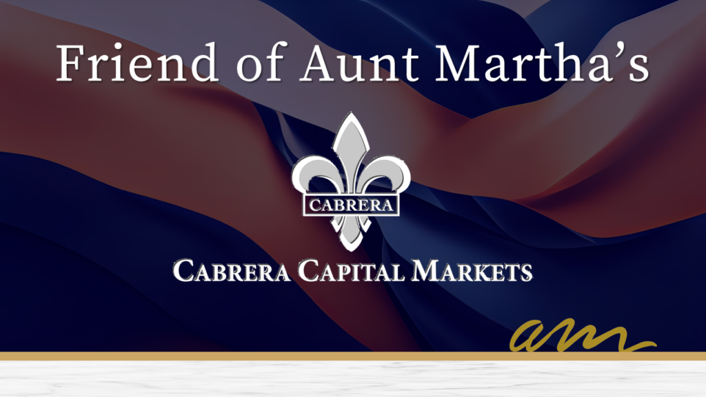 Cabrera Capital Markets, Friend of Aunt Martha's, Aunt Martha's 2024 Gala.